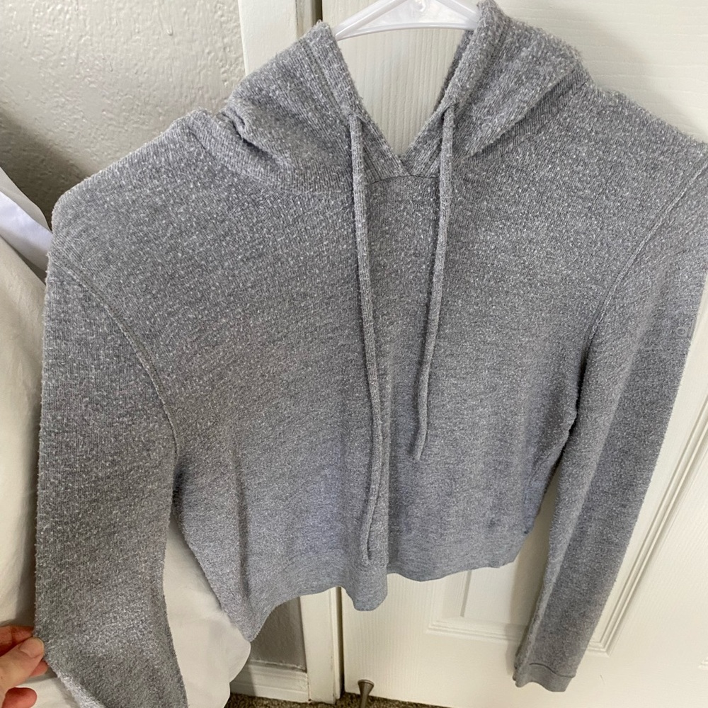 Alo Yoga Fleece Crop Hoodie
